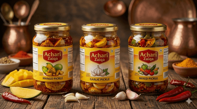 Achari Zaiqa Bundle Pack — 3 Jar Lineup